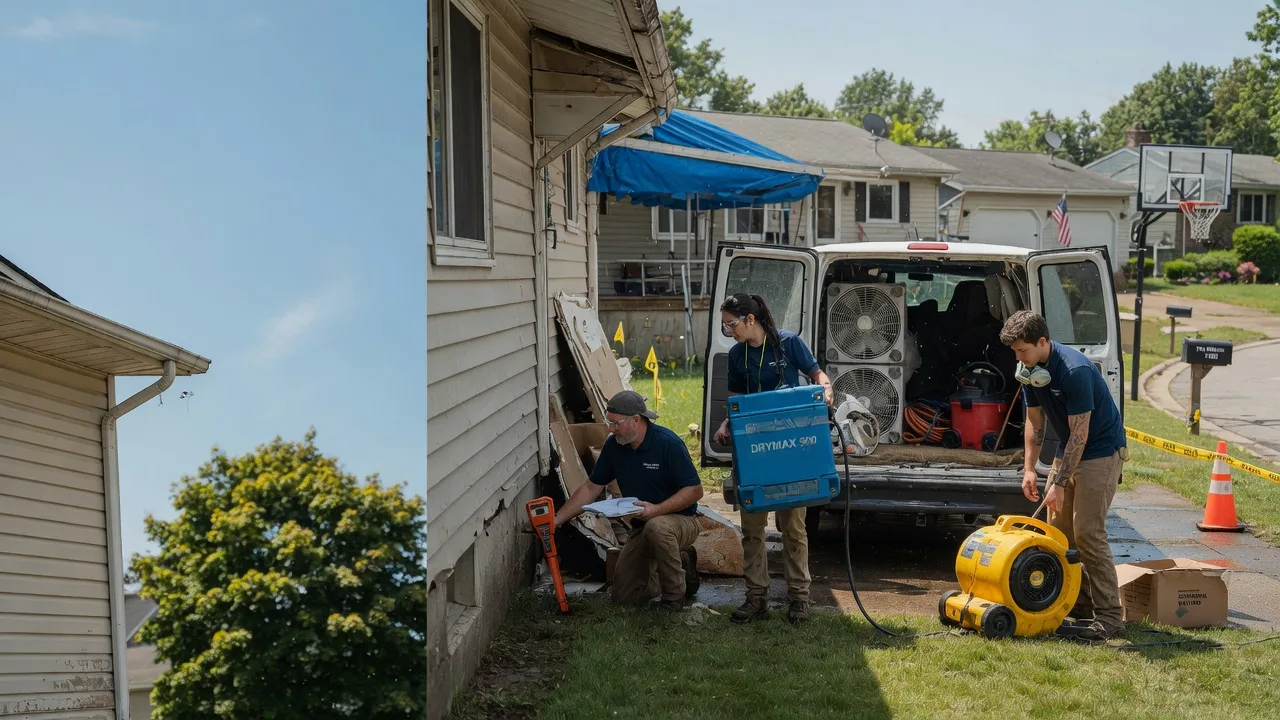 Ceiling Leak Cleanup in Brownsville, WI near me