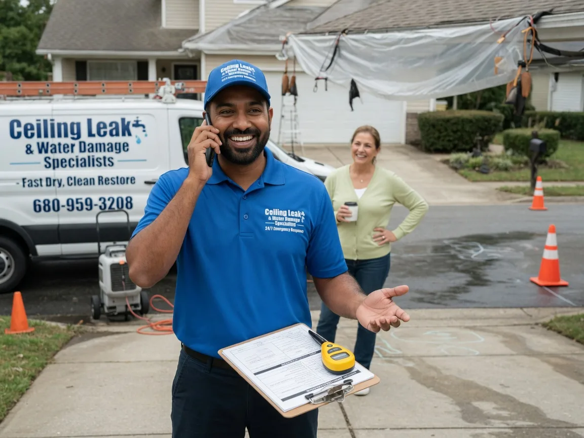 Ceiling Leak Cleanup Brownsville, WI FAQs